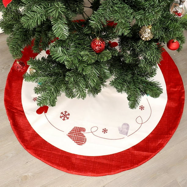 AQQA Christmas Tree Skirt Beautiful Leopard Print Rustic Christmas Tree Skirt Polyester Tree Skirting Carpet for Party Holiday Decorations Xmas Ornaments AQQA Christmas Tree Skirt Beautiful Leopard Print Rustic Christmas Tree Skirt Polyester Tree Skirting Carpet for Party Holiday Decorations Xmas Ornaments
